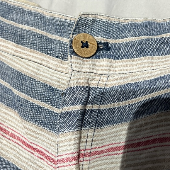 Kenar striped linen shorts - Picture 4 of 4